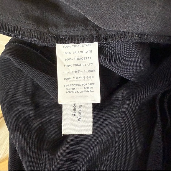 J. Crew Collection Short Sleeve Elegant Black Jumpsuit Size 2 - Picture 4 of 7